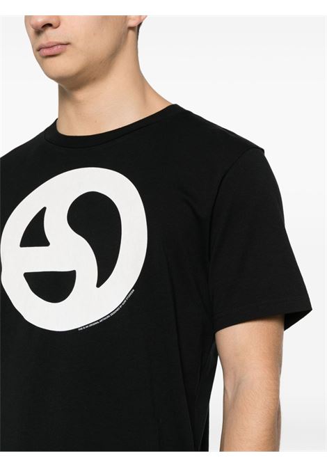 t-shirt con logo unisex nero in cotone ACNE STUDIOS | CL0265900